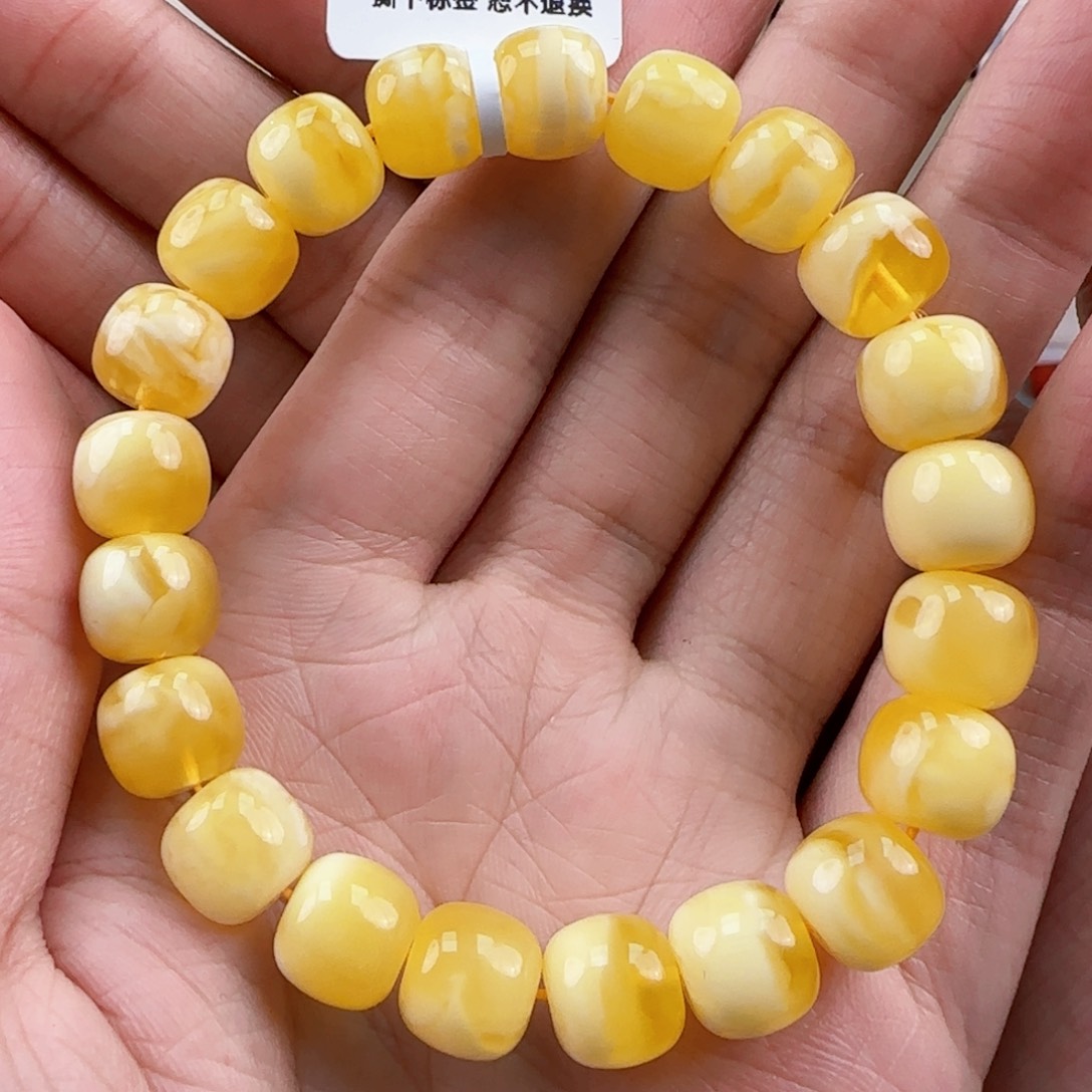 琥珀裸石未镶嵌蜜蜡