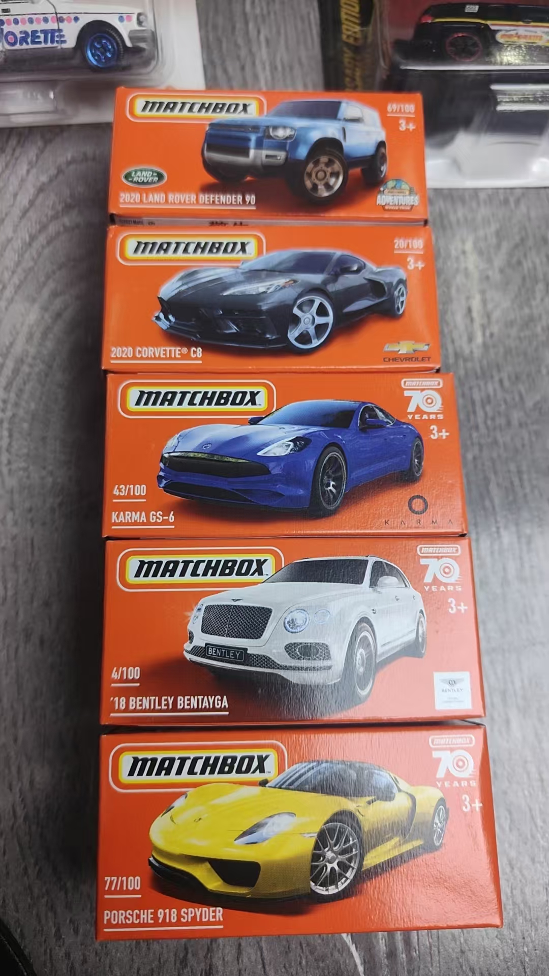 新款车模收藏家系列彩盒包装