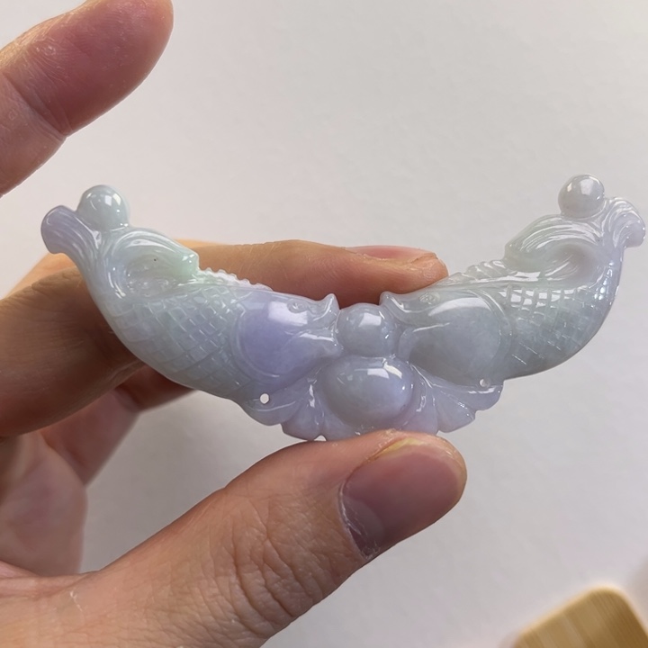 翡翠吊坠(赠链)未镶嵌代编织