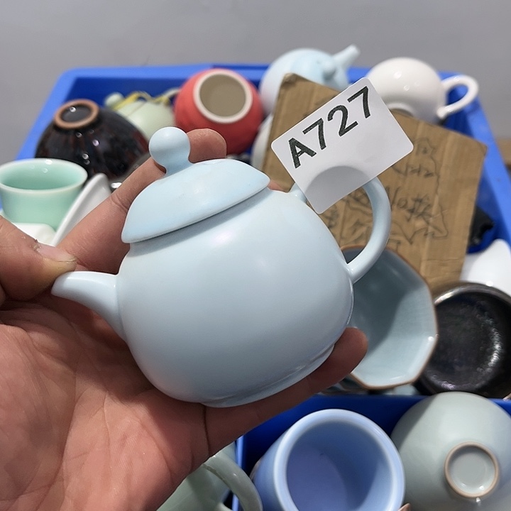 茶具默认微瑕瓷器、茶具、壶、摆件，介意勿拍 