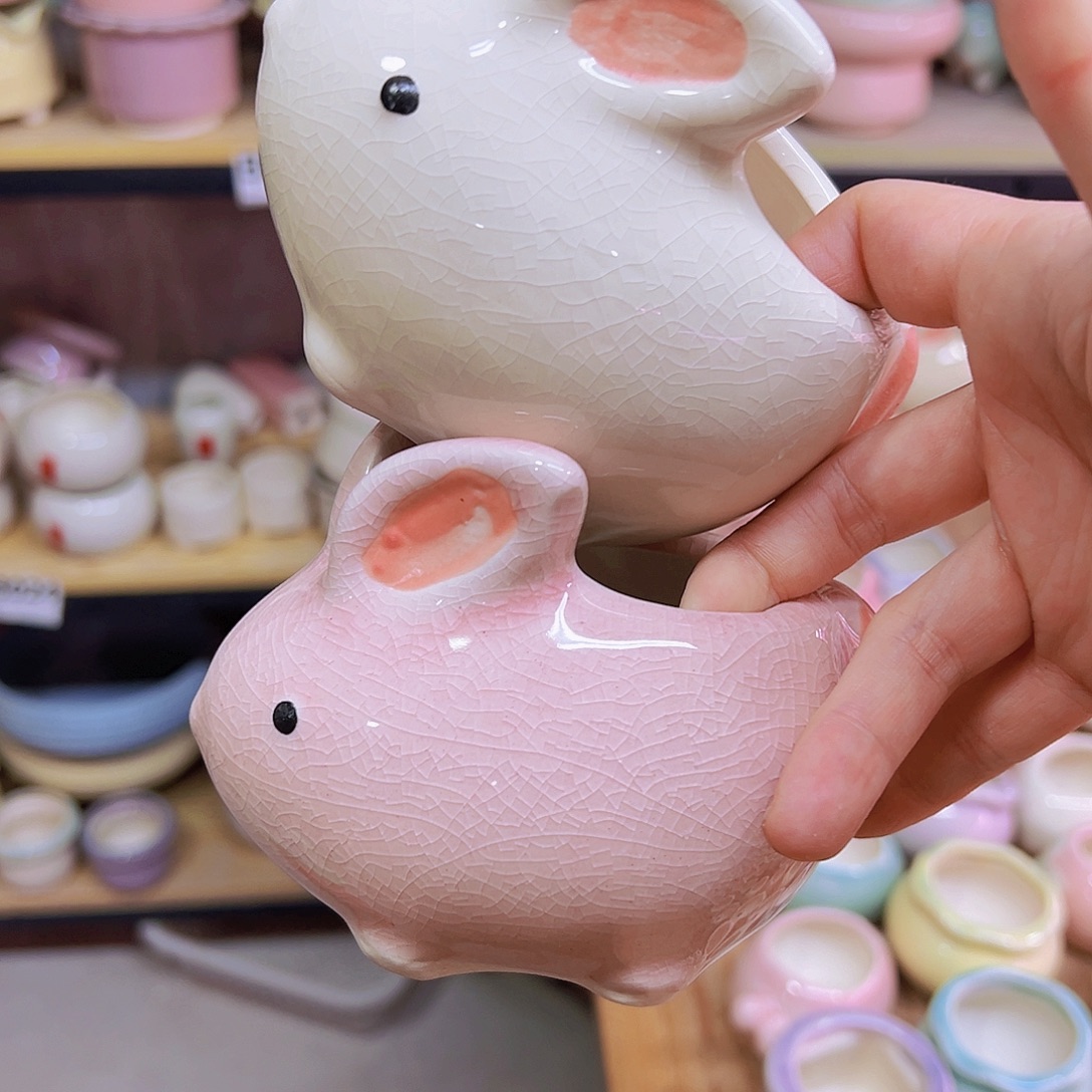 陶瓷花盆当场凑满12包邮