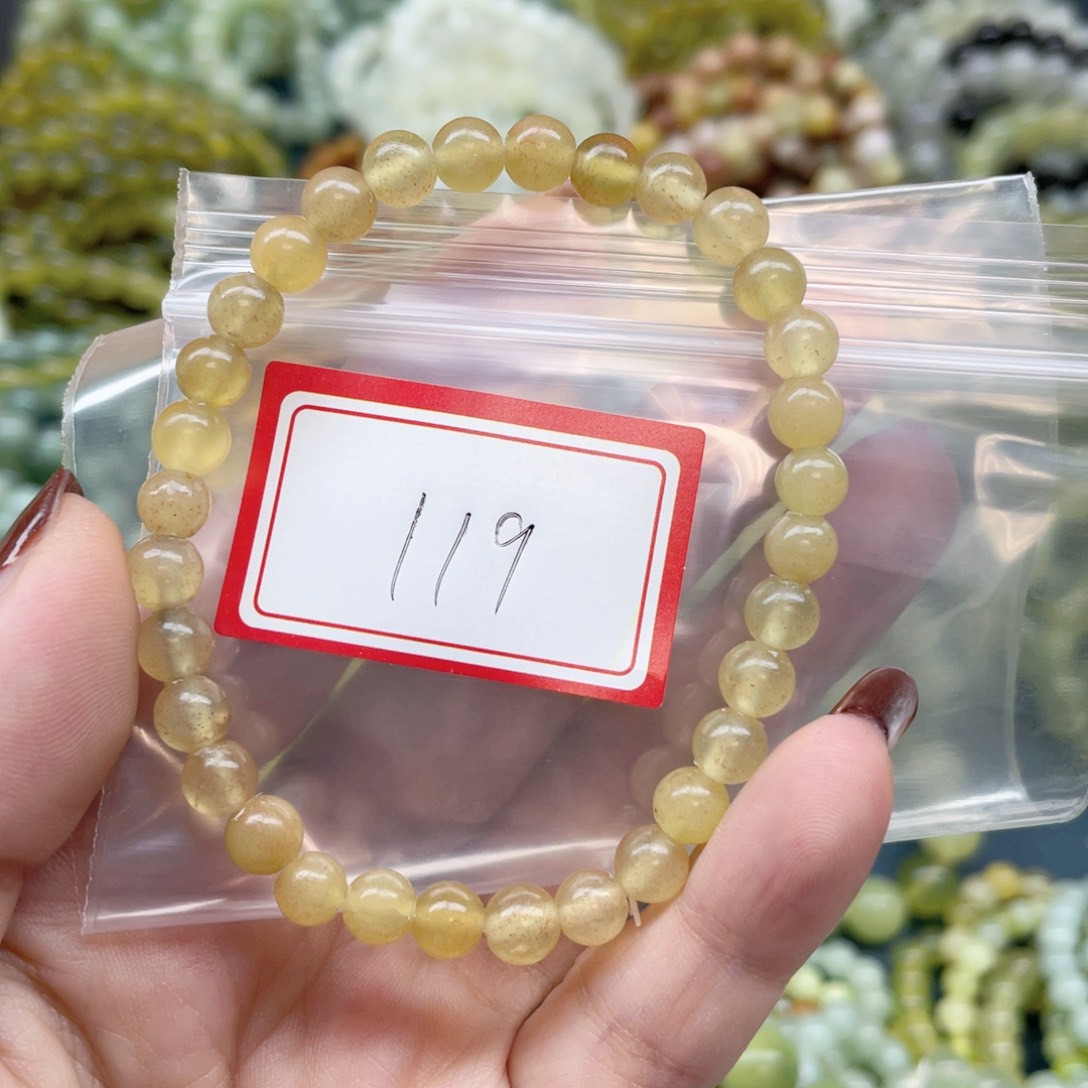 未镶嵌蛇纹石玉手串