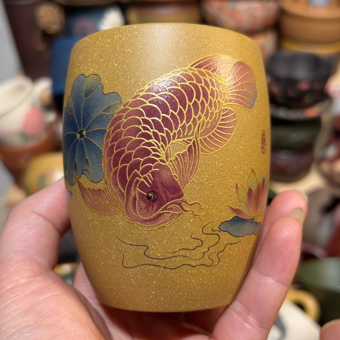 茶杯紫砂宜兴紫砂主人杯