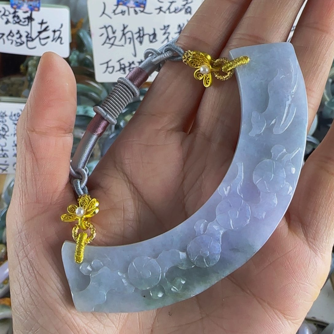 翡翠颈饰未镶嵌笑*1老坑5