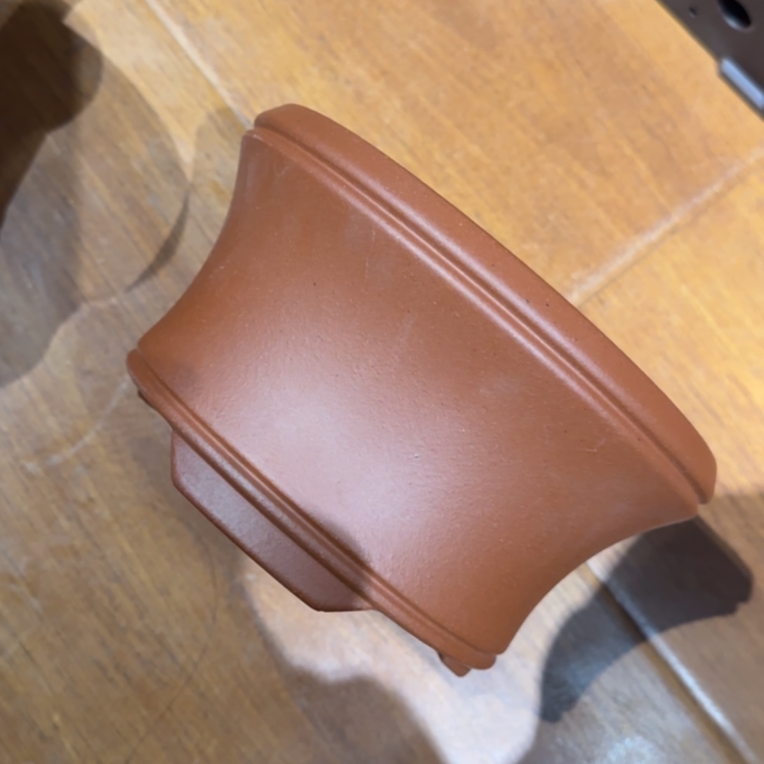 紫砂花盆口径15.5深度9