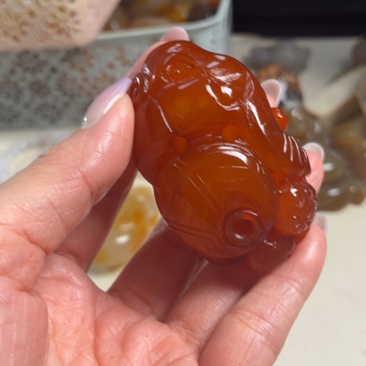 玛瑙/玉髓未镶嵌吊坠(不含链)