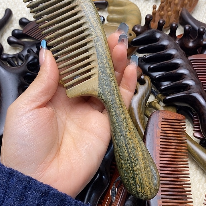 绿檀微瑕款顺发梳