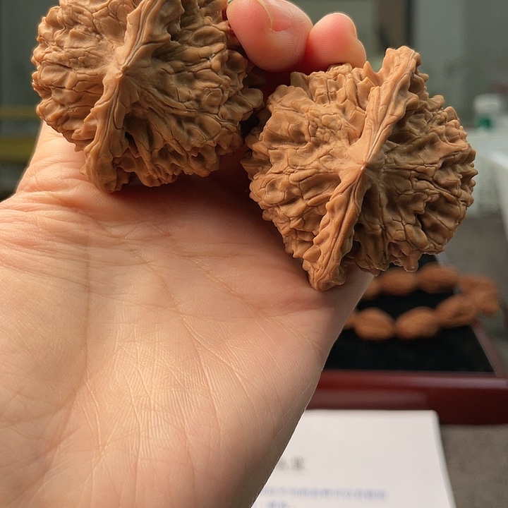 文玩核桃把件H**7全品官帽49