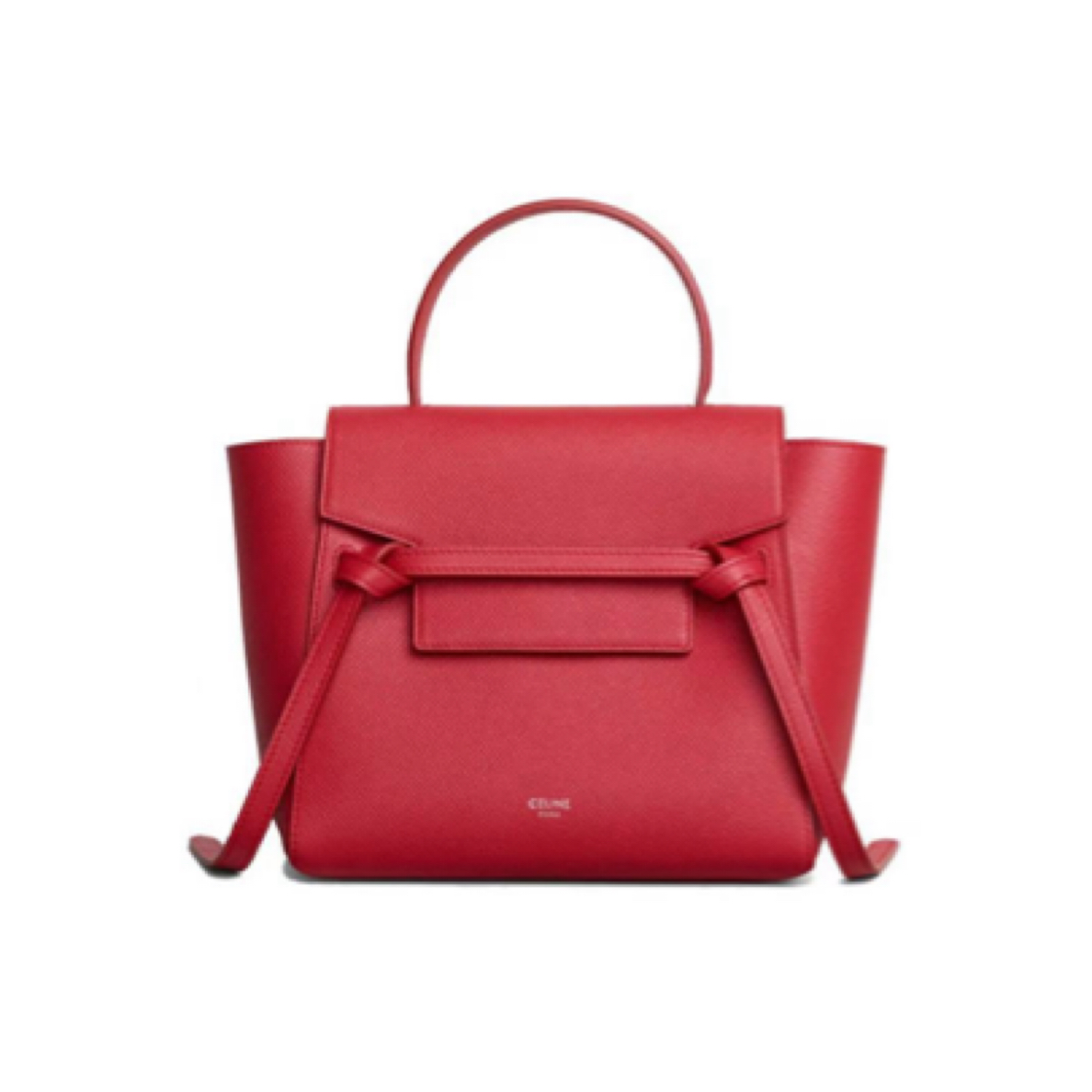95新 Celine/思琳 鲶鱼包 红色 pico斜挎包/JW1857