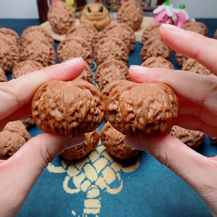 把件文玩核桃山地正磨42