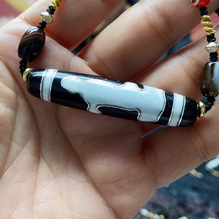 玛瑙/玉髓颈饰合金