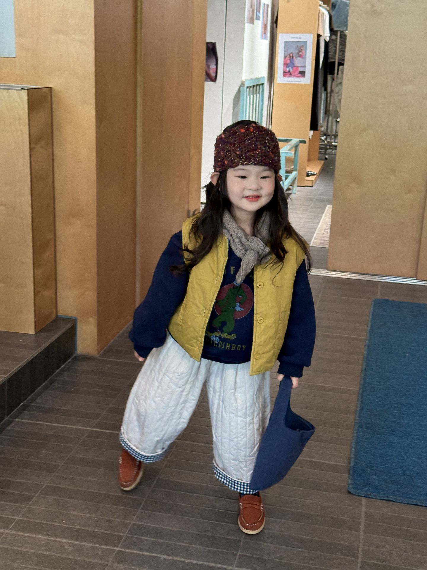 冬款儿童棉马甲夹棉外套保暖加厚男女童轻薄棉裤韩版宽松长袖卫衣