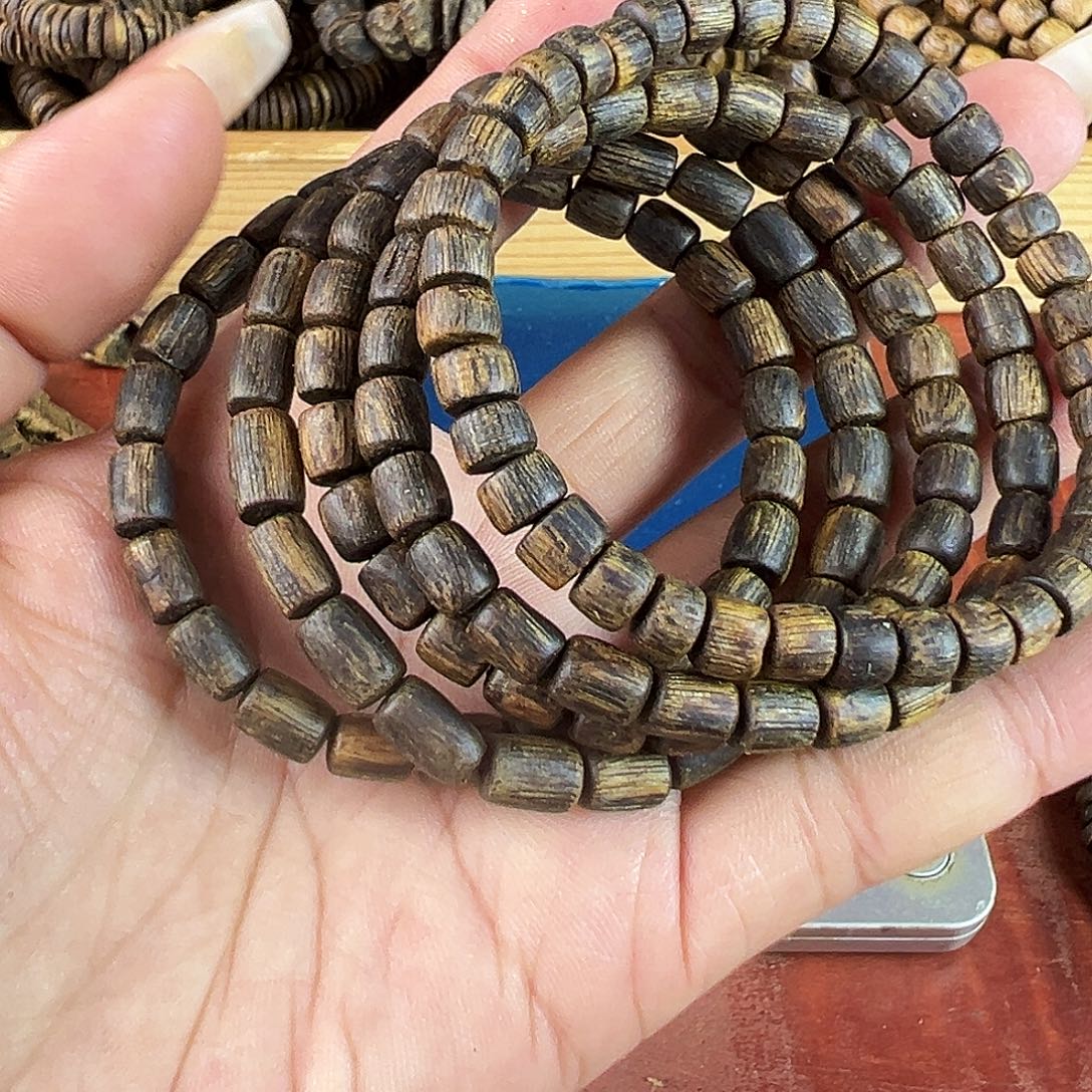 沉香碎屑沉香卡5桶珠沉水4g