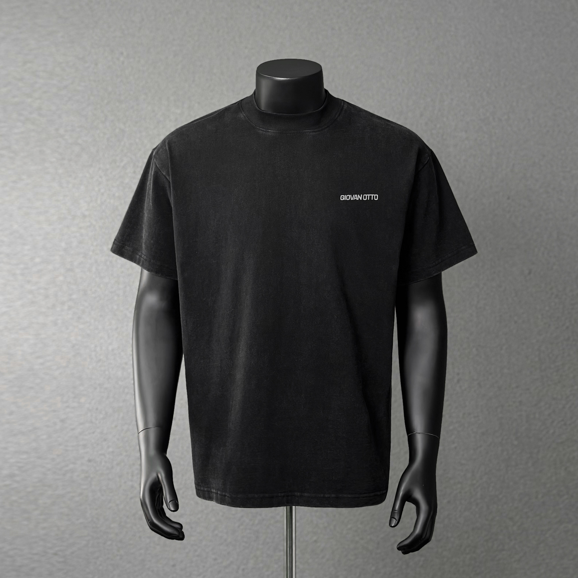 夏季美式高街重磅纯棉水洗做旧短袖破损印花男士T恤ins潮牌情侣款