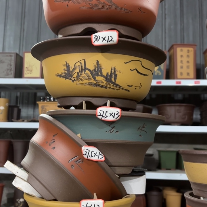 紫砂花盆      100-5