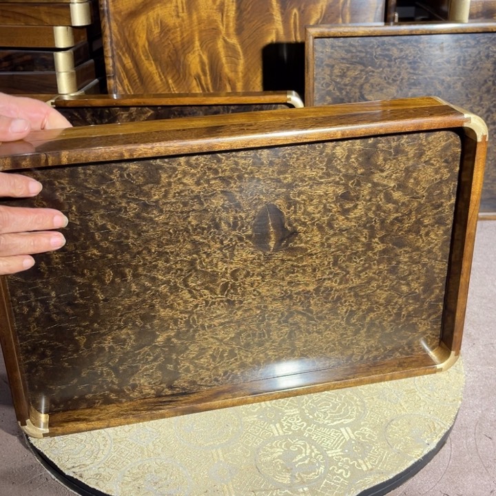 金丝楠金*金丝楠木文盘