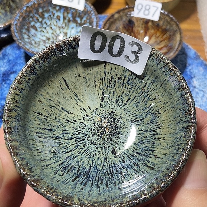茶盏龙窑柴烧柴烧落灰