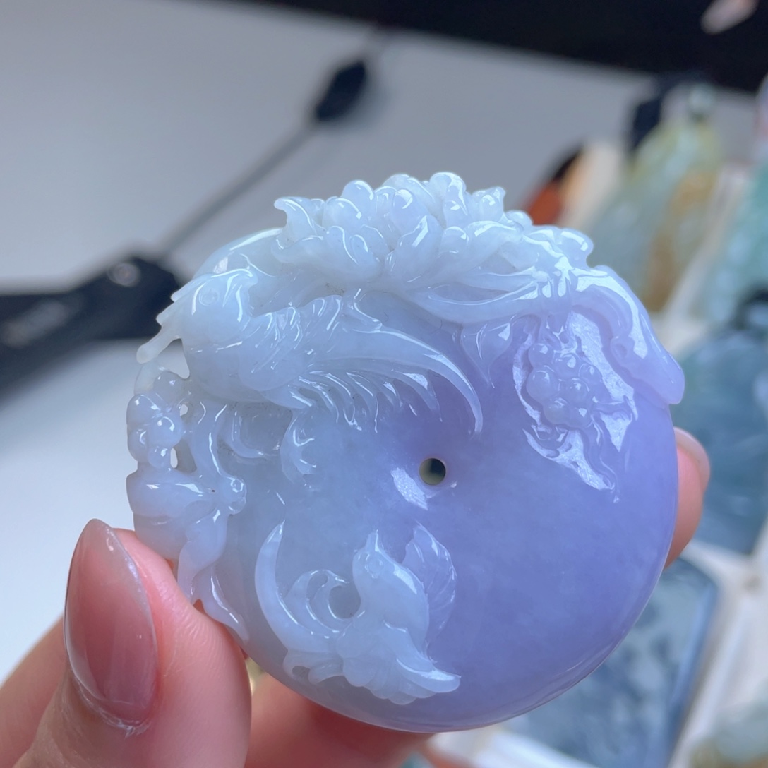 翡翠未镶嵌颈饰天然翡翠