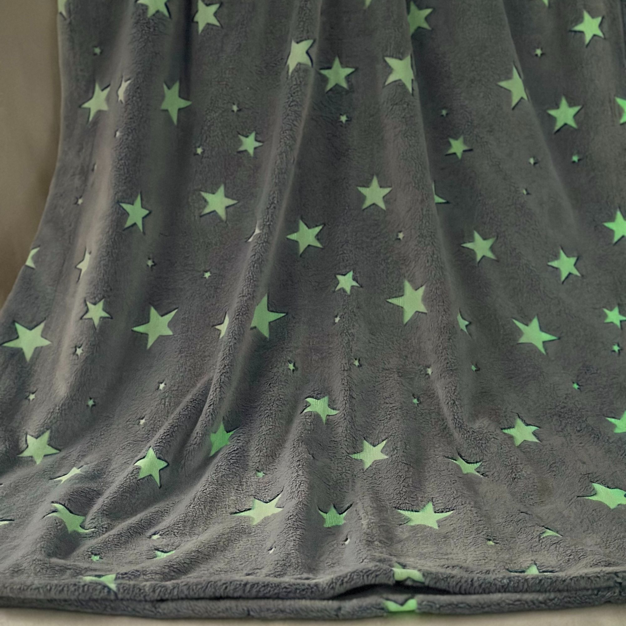 黑夜发光法兰绒毛毯午睡毯装饰毯车载毯艺术毯礼品毯铺床毯盖毯