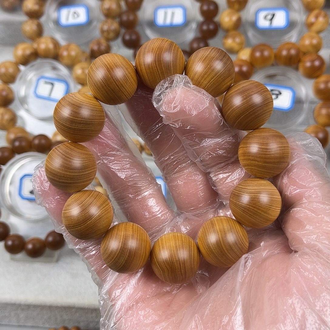 柏木（崖柏）手串/手链太行崖柏白粉黄泥2.0干黑油味道太顶