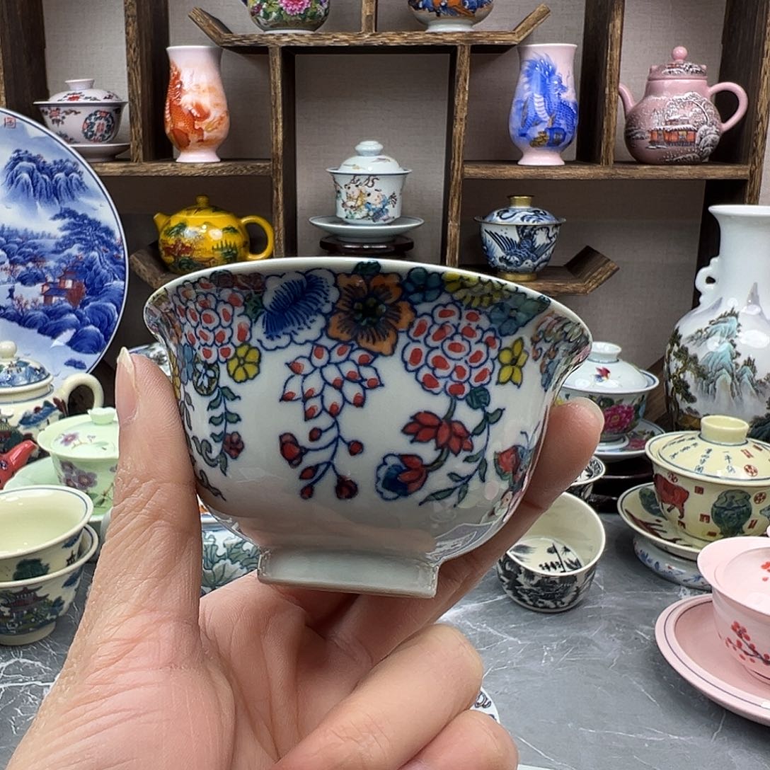 陶杯子景德镇陶瓷567老厂瓷32