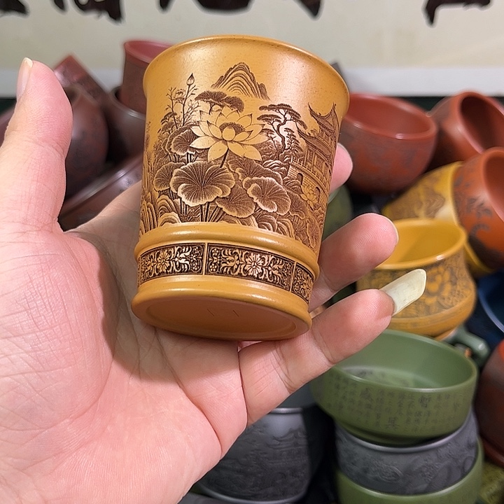 茶杯紫砂全手工紫砂主人杯