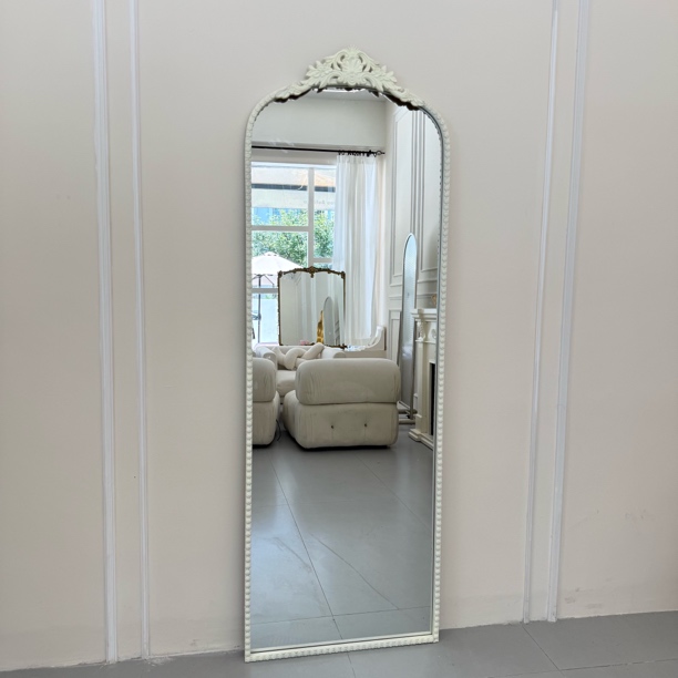 设计雕花镜面欧式法式穿衣镜提供安装说明视频