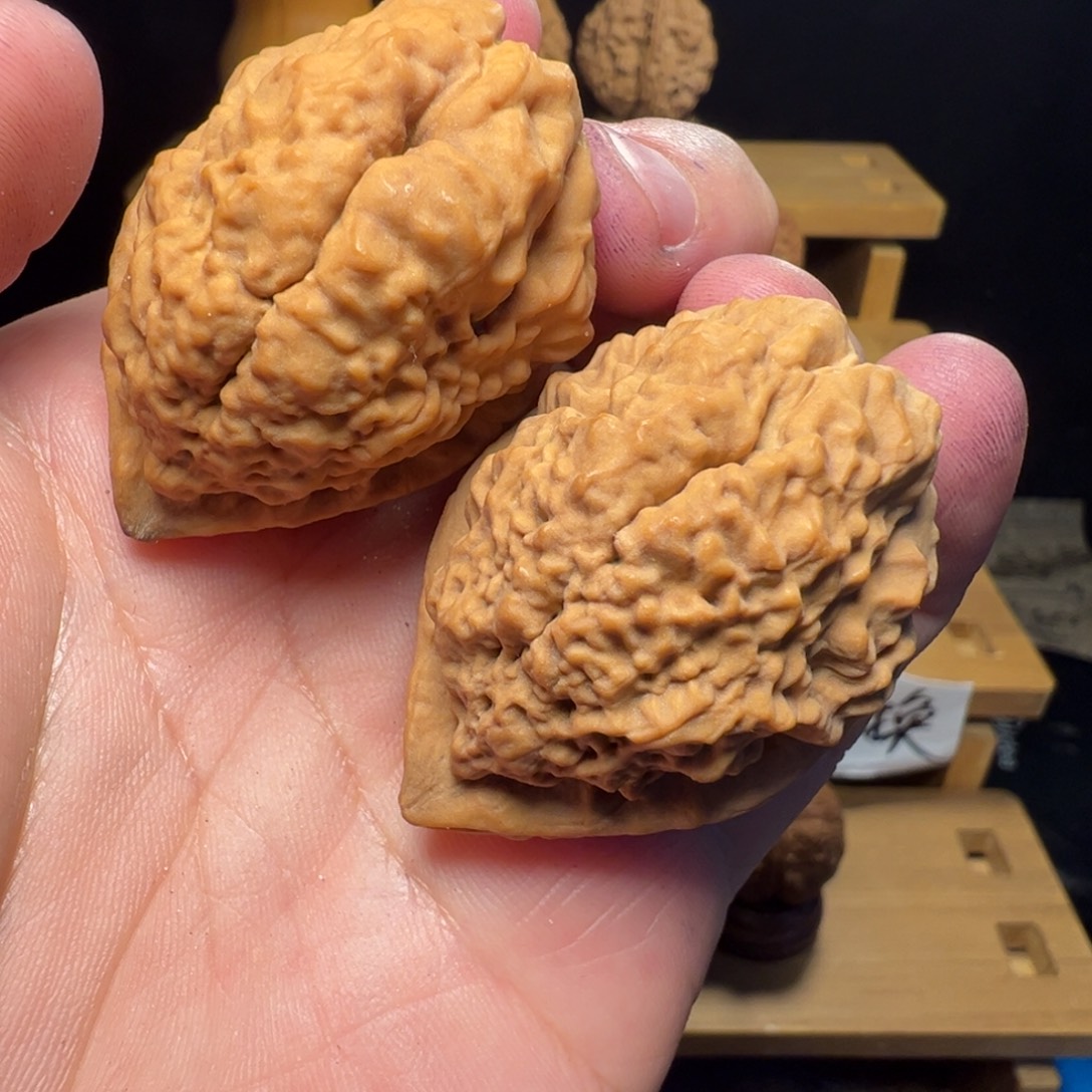 文玩核桃吊坠鳄鱼头41mm