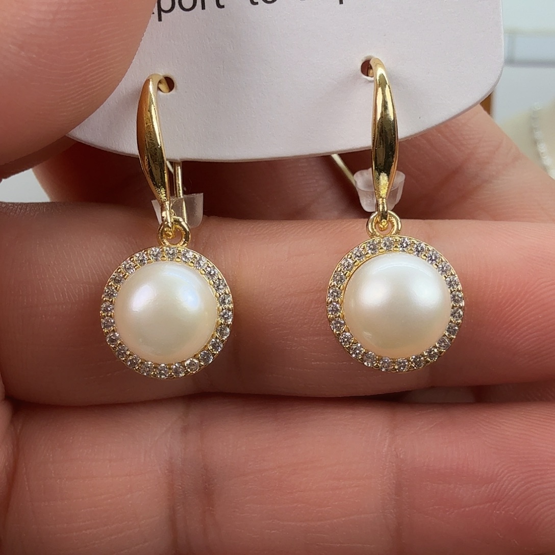 未镶嵌耳饰淡水珍珠