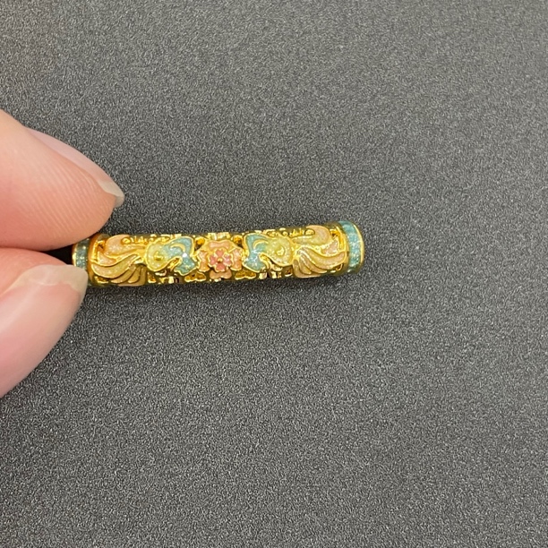 【莹莹专享】足金999 弯管（绿）ZP    0.48 纳金添福