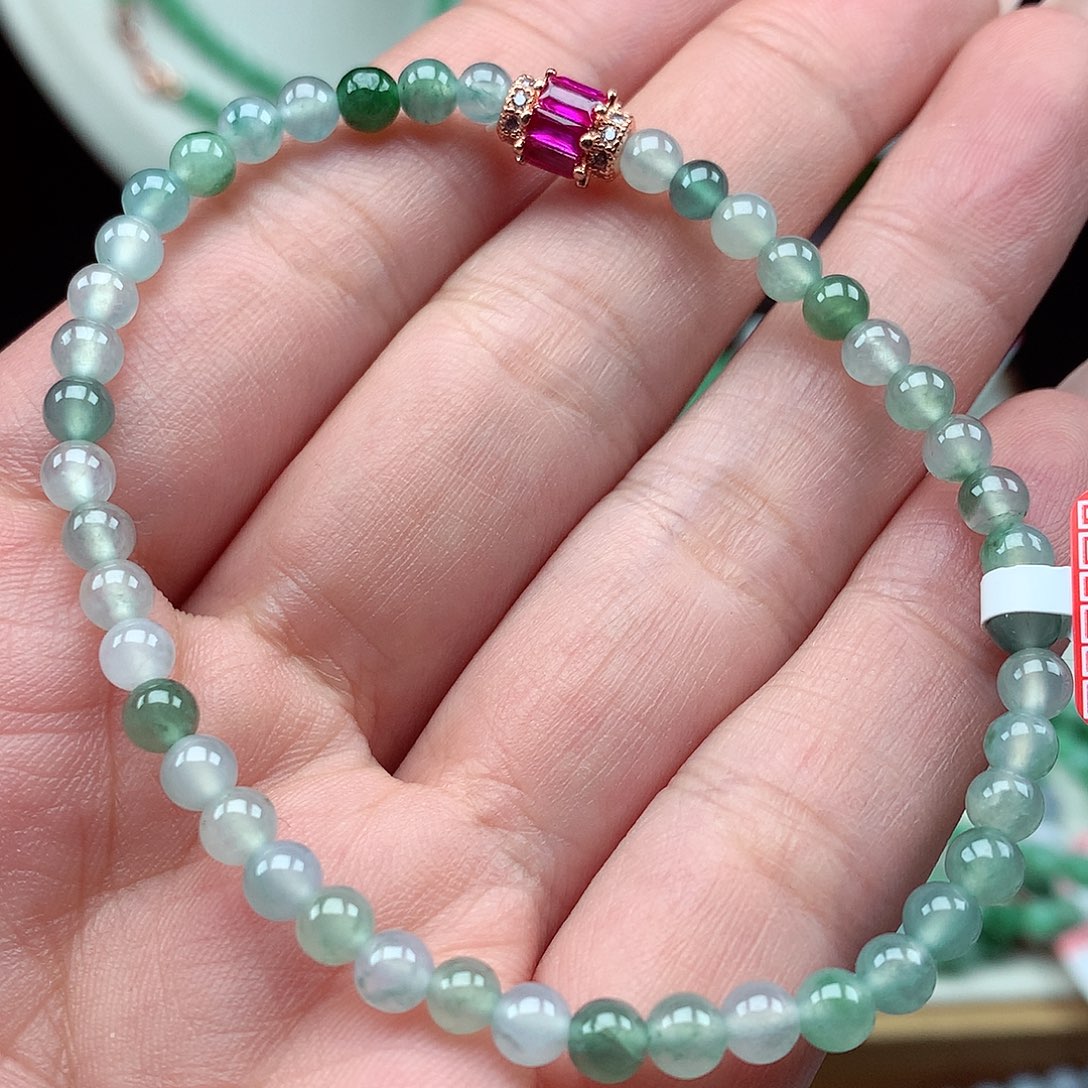 翡翠未镶嵌项链翡翠