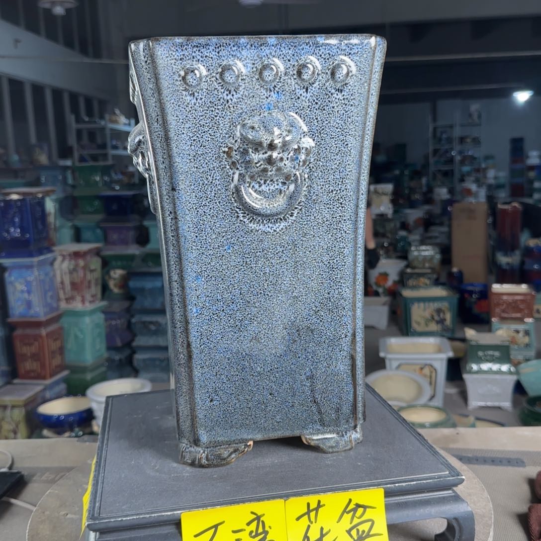 石湾花盆内口16，高36