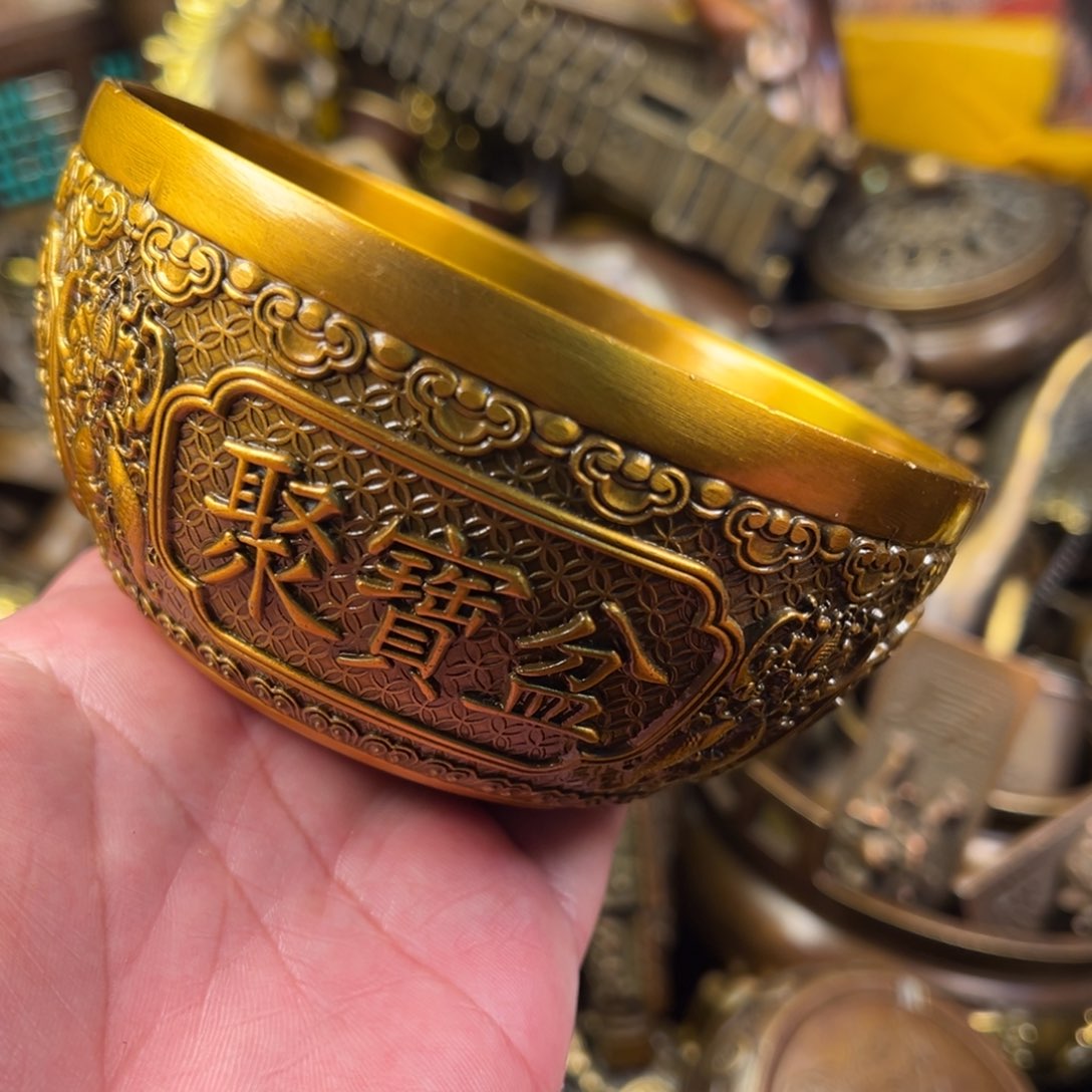 茶壶香炉铜器摆件