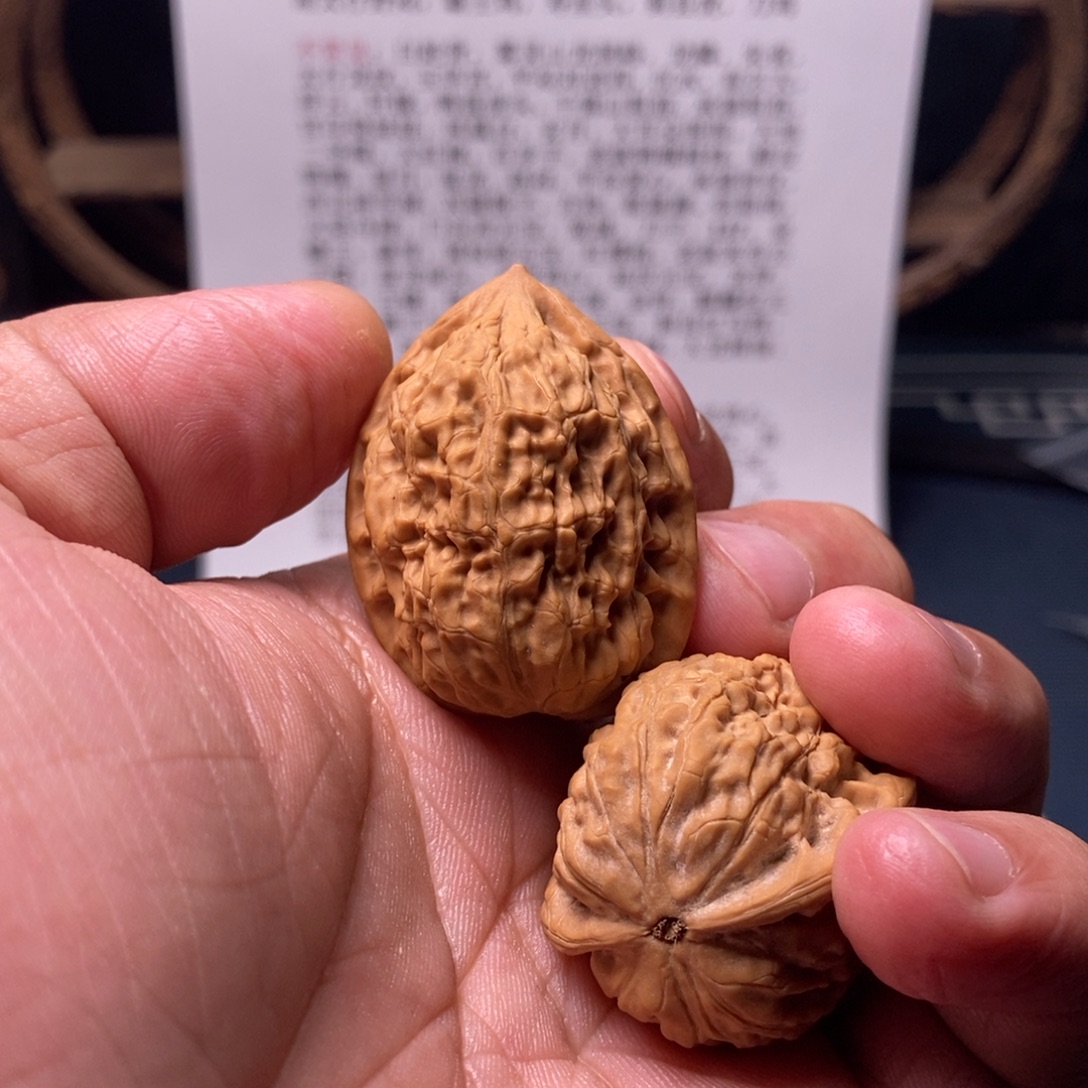 文玩核桃把件原树全品主动脉