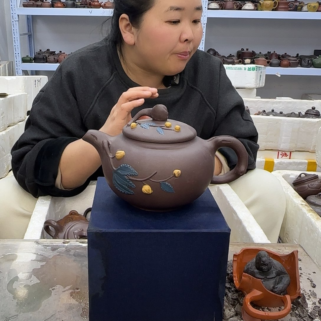 紫砂茶壶宜兴紫砂壶瑕疵处理