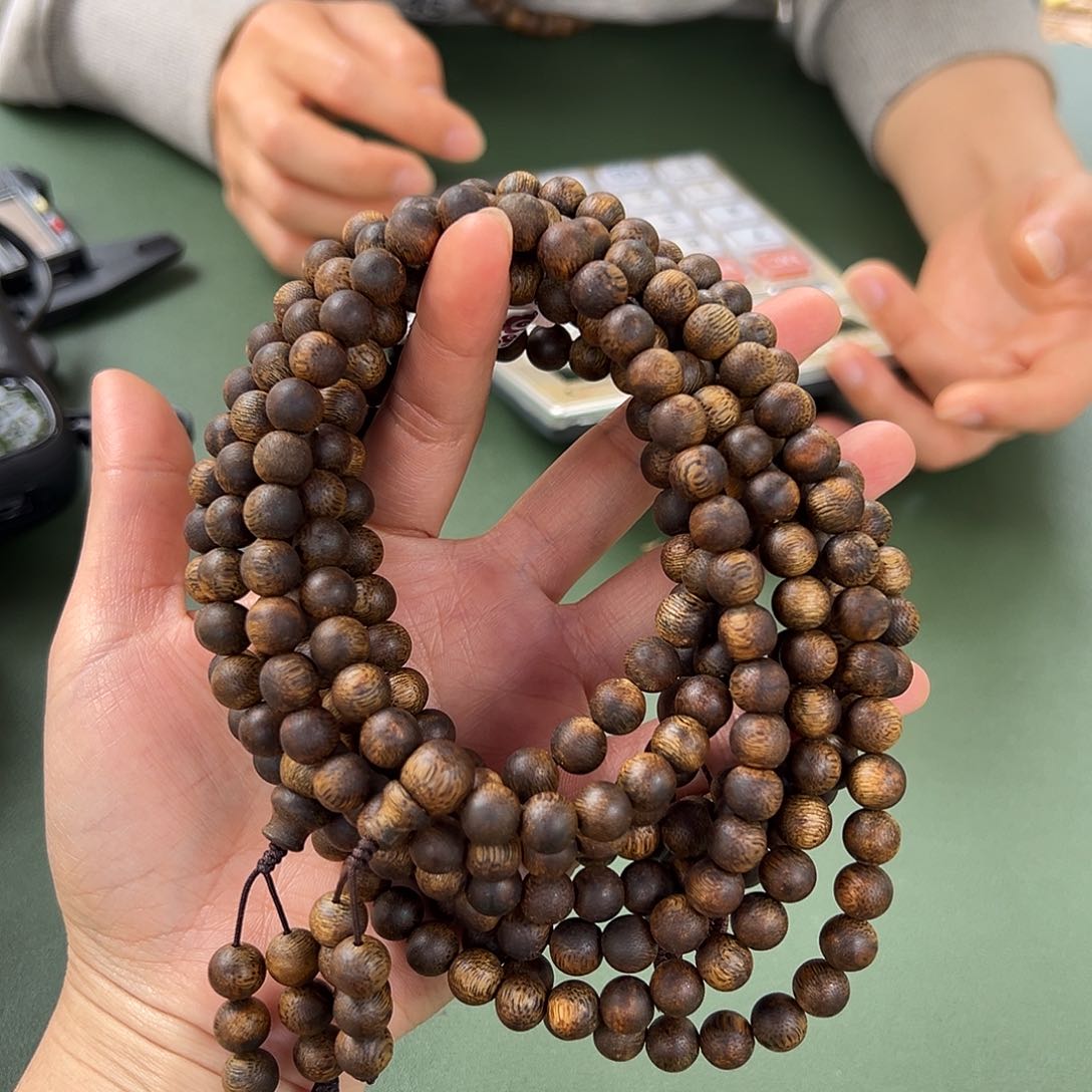 沉香手串乌身28克0.8多样性发一条