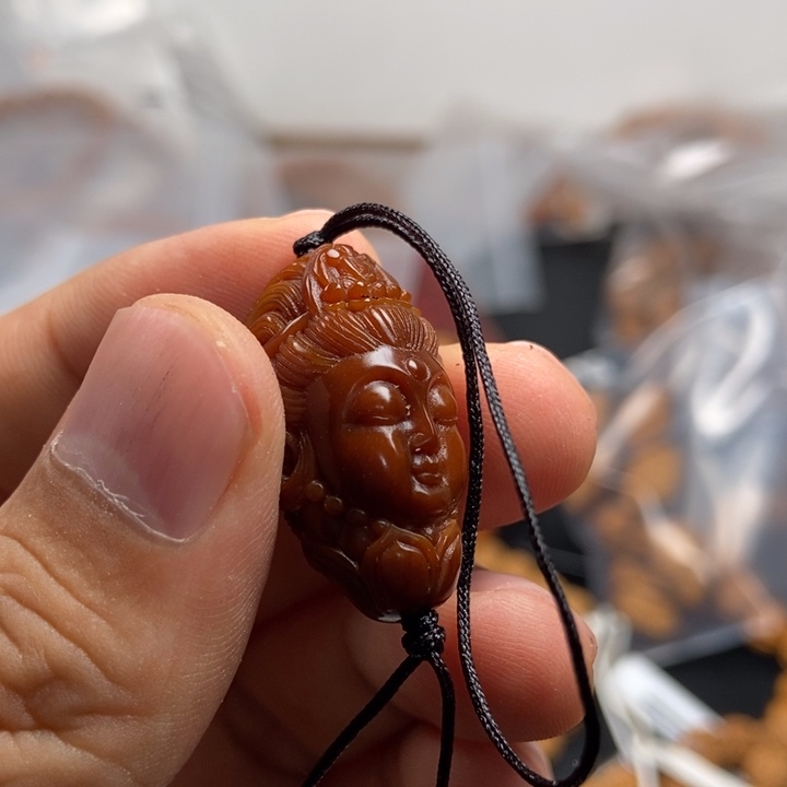 猴头核桃吊坠文玩之