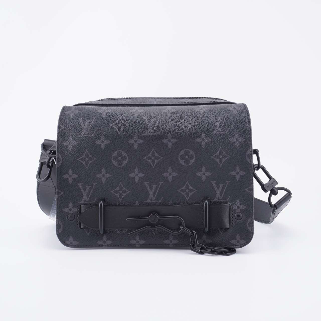 95新 LV 98新 Steamer经典老花满印邮差包单肩斜挎包24/18/7 E999