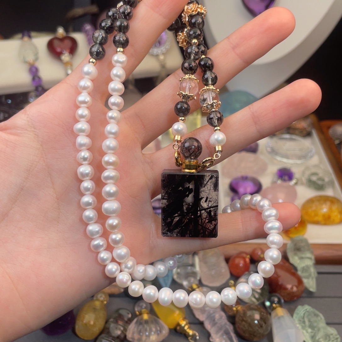 A****颈饰未镶嵌水晶天然水晶吊坠459