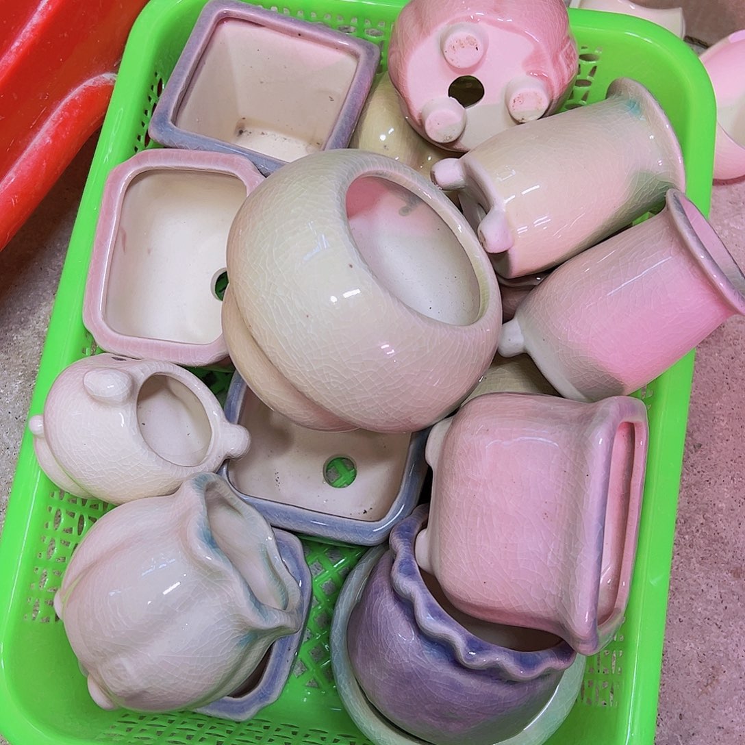 陶瓷花盆当场凑满12包邮