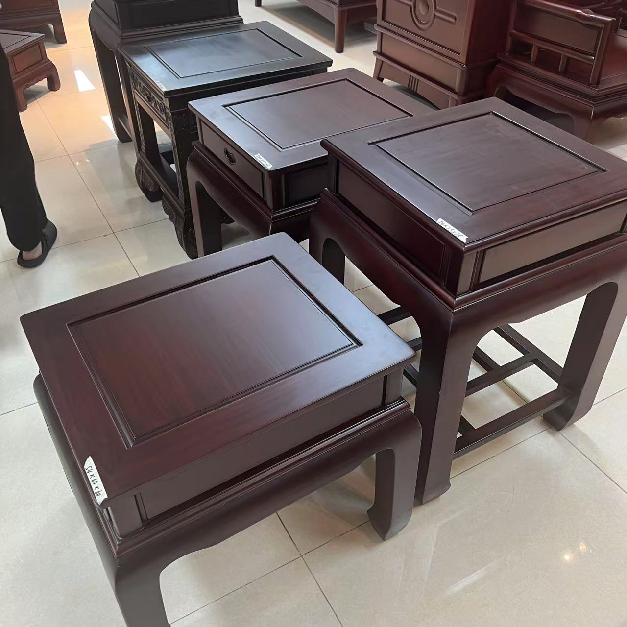 【临时链接】孤品 酸枝木 角几 微瑕处理