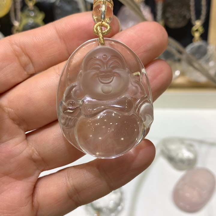 水晶颈饰未镶嵌天然