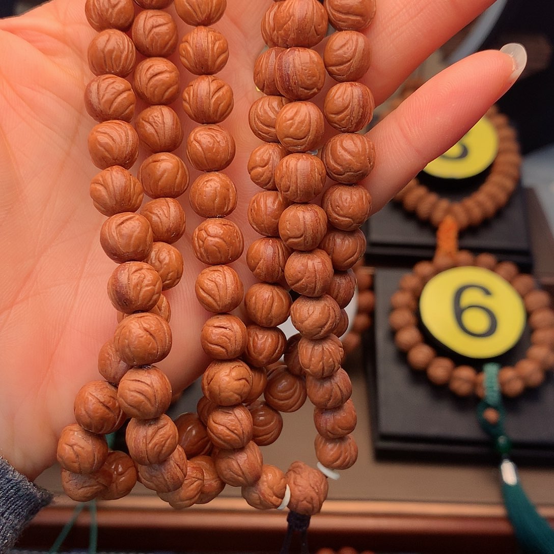 桃核手串忠**秋野生玉龙脊脖挂10