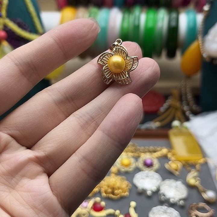 铁合金花岗石金色珠