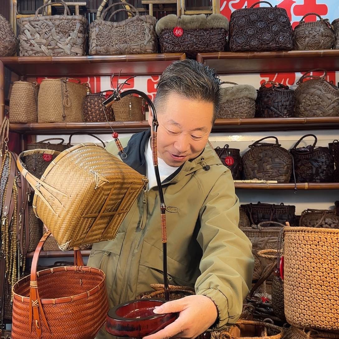 木七*堇强哥竹艺竹制香炉