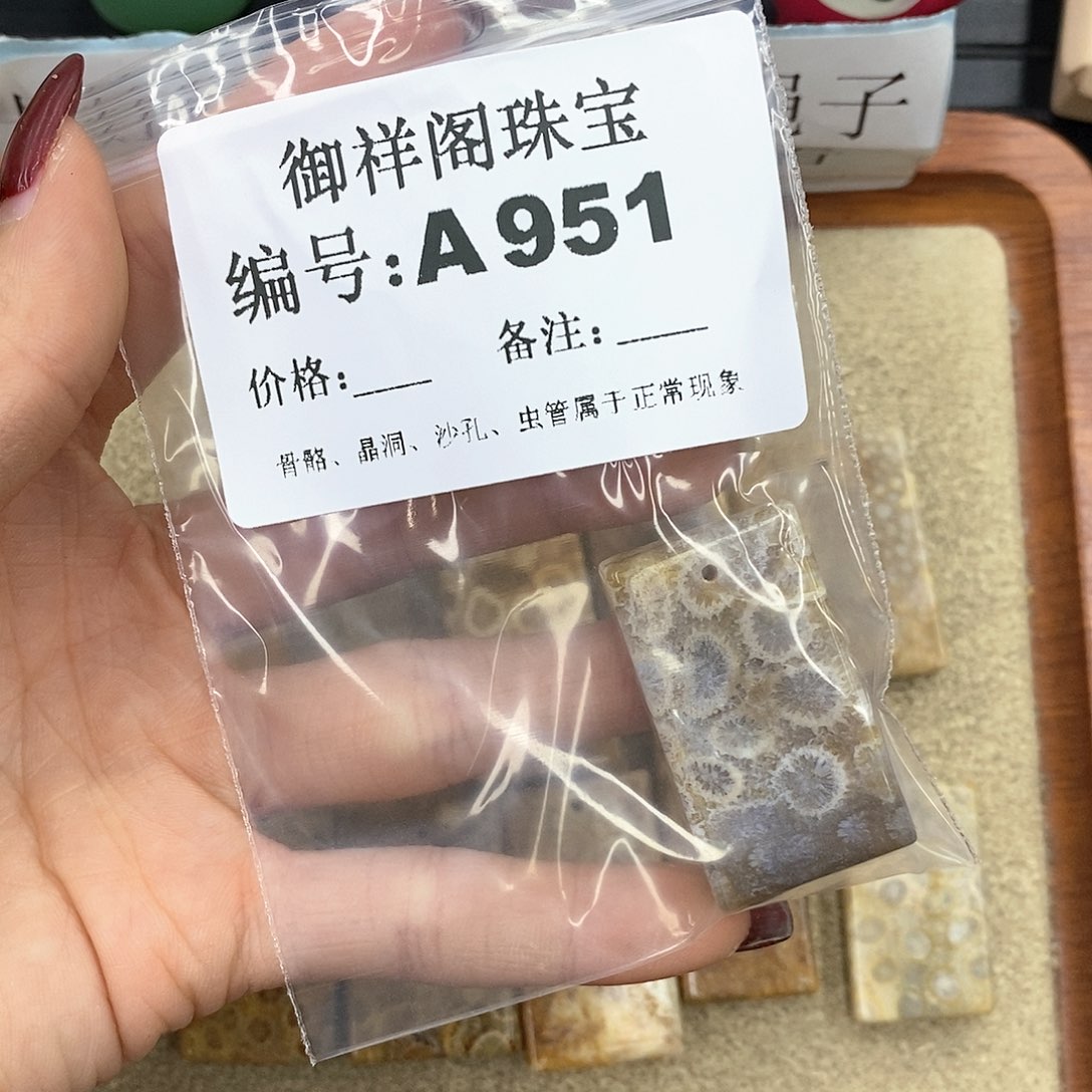 硅化珊瑚（珊瑚玉）A未镶嵌红***天