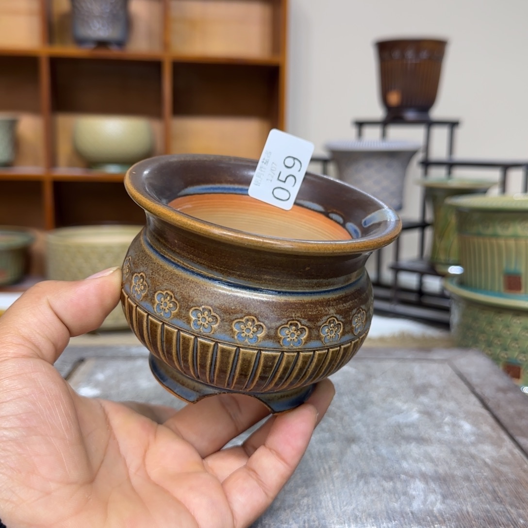 手工花盆 059 内口口径 8.5cm 外高 18 cm 