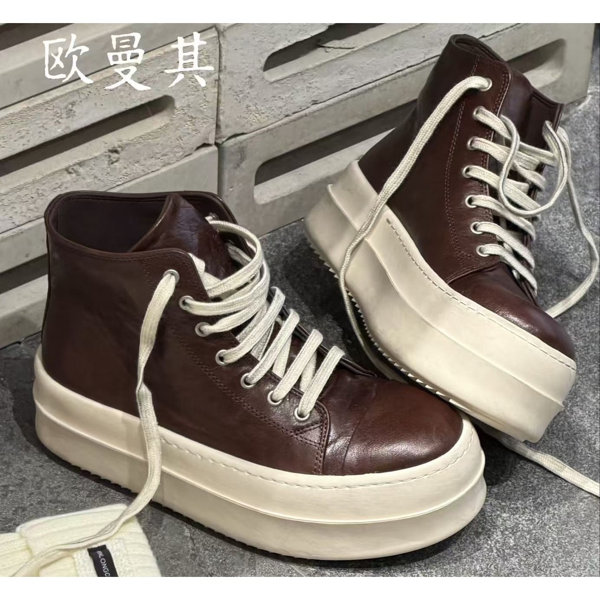 现货A4｜真皮擦色羊里垫休闲鞋女鞋｜标准尺码｜6902-85