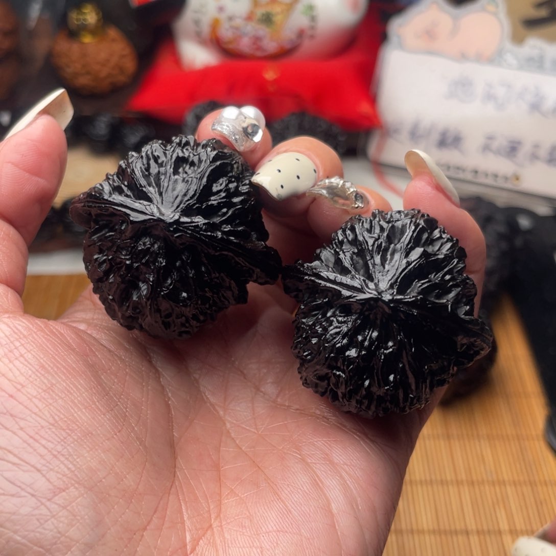 吊坠文玩核桃白狮子40