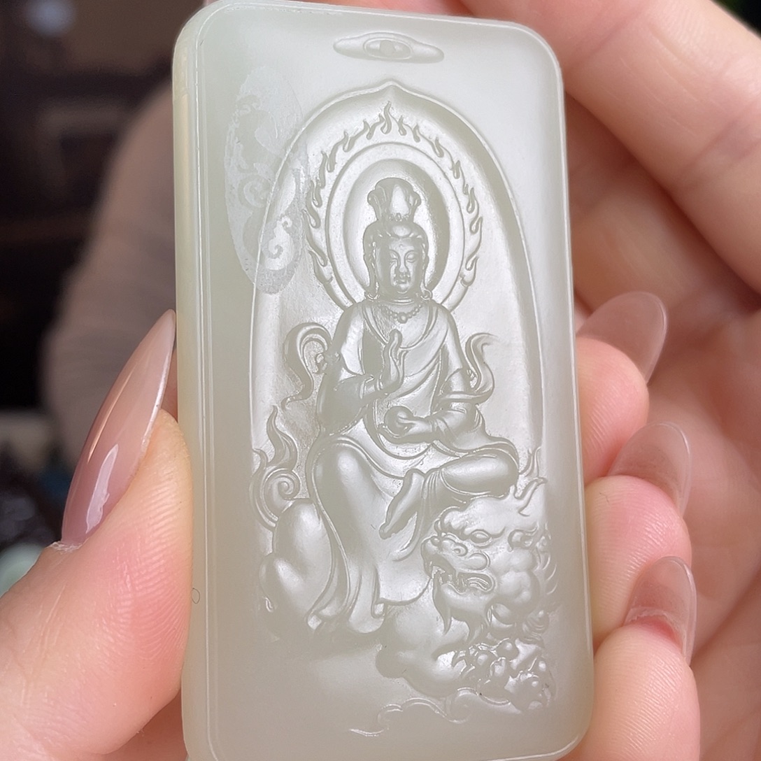 和田玉未镶嵌颈饰定制发货